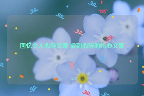 回忆令人心碎文案 虐到心碎的扎心文案
