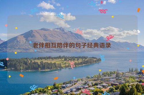 老伴相互陪伴的句子经典语录