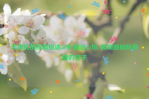 天津抗击疫情短语50字(精选43句) 简短鼓励抗疫情的句子