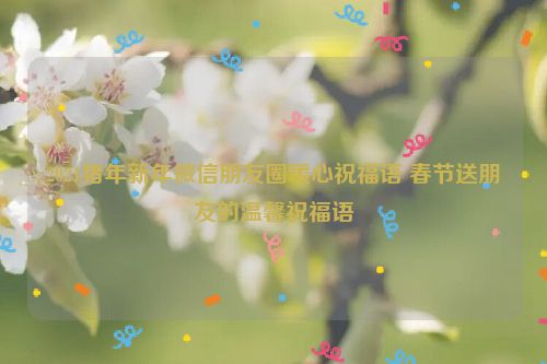 2021猪年新年微信朋友圈暖心祝福语 春节送朋友的温馨祝福语