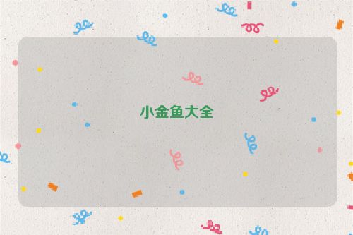 小金鱼大全