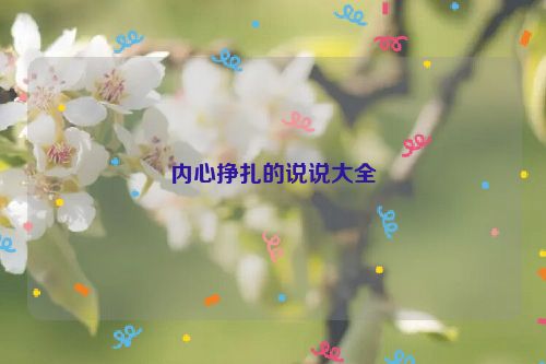 内心挣扎的说说大全