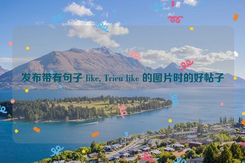 发布带有句子 like, Trieu like 的图片时的好帖子
