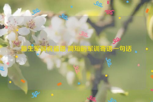 新生军训祝福语 简短的军训寄语一句话