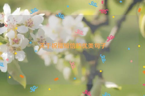 关于祝福短信的优美句子